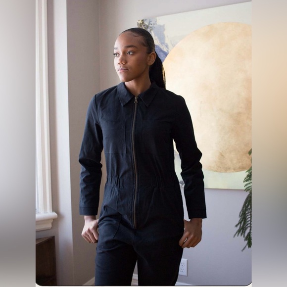 Rain crow black jumpsuit/ boiler suit - Picture 3 of 9